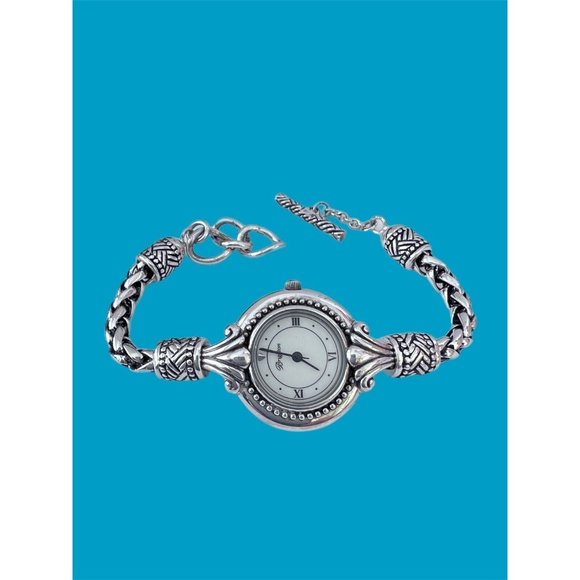 Brighton Retired Calgary Toggle Bracelet Chain Watch New Battery Ladies - Picture 1 of 5